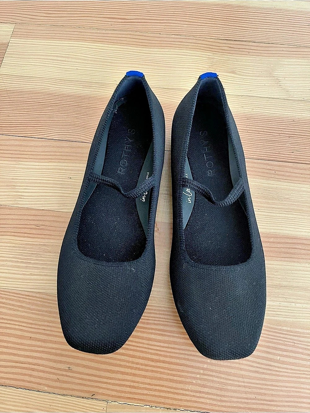 Rothy's The Square Mary Jane Black Flats 7